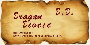 Dragan Divčić vizit kartica